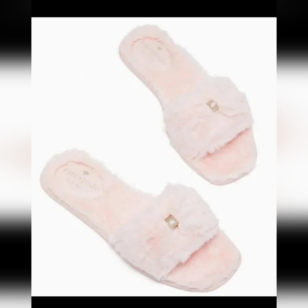 Kate Spade pink slippers size 7